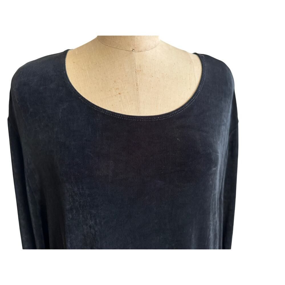 Vikki Vi 4X Plus Size Slinky Tunic Top EUC